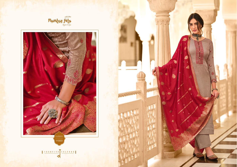 Mumtaz Arts Jashn Premium Quality Silk Fabric Designer Wear Salwar Suit