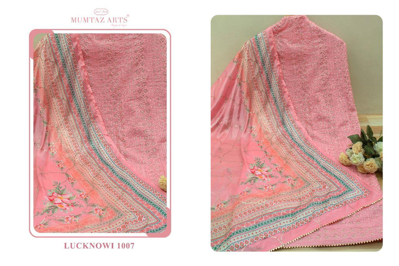 Mumtaz Arts Launch Lucknowi Georgette With lucknowi Embroidery Work Wedding Wear Salwar Suits