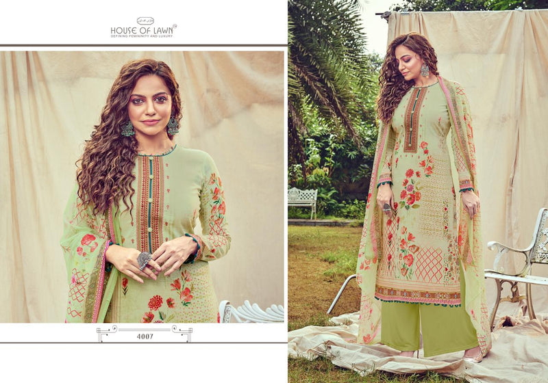 Mumtaz Arts Niza Pure Pakistani Lawn Digital Heavy Embroidered Collection Salwar Kameez