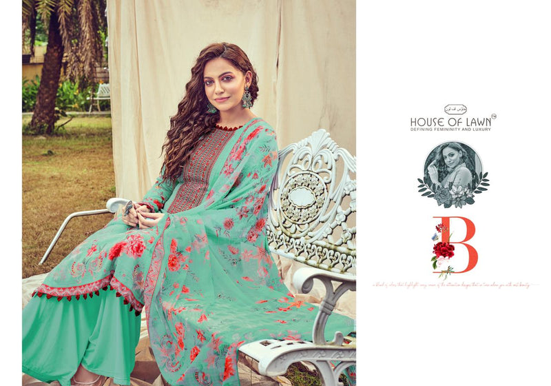 Mumtaz Arts Niza Pure Pakistani Lawn Digital Heavy Embroidered Collection Salwar Kameez