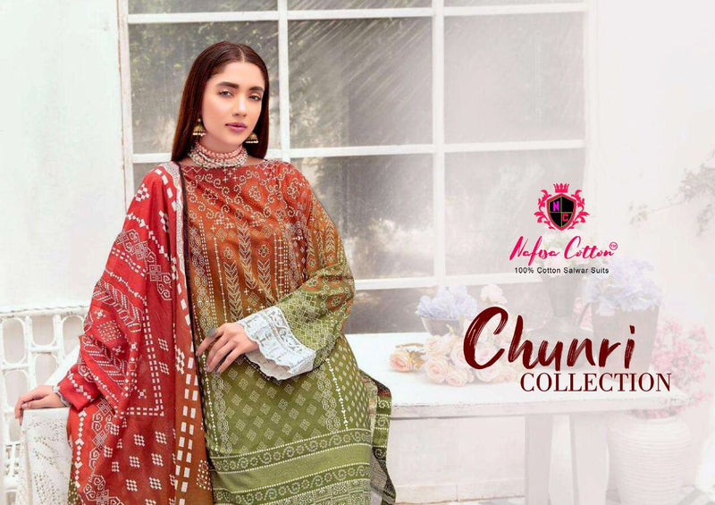 Nafisa Cotton Chunri Collection Cotton Designer Salwar Suit