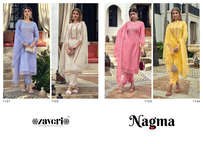 Zaveri Women Beauty Nagma Pure Cotton With Fancy Embroidery Work Partywear Designer Kurti