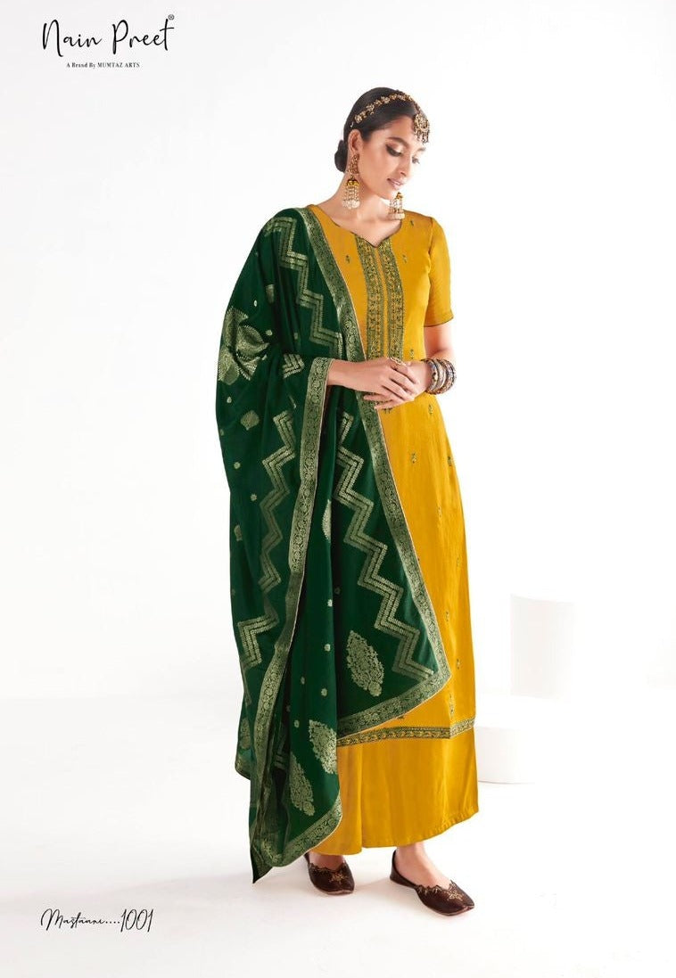 Mumtaz Arts Nainpreet Mastani Soft Silk Designer Party Wear Salwar Kameez