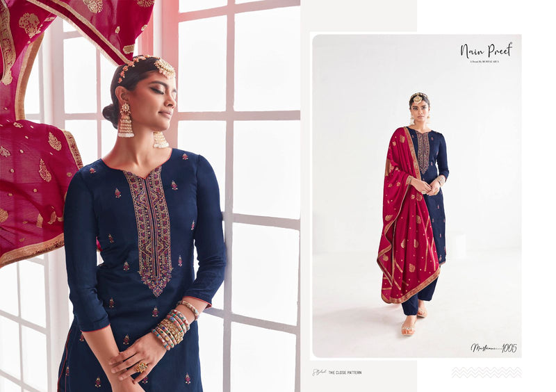 Mumtaz Arts Nainpreet Mastani Soft Silk Designer Party Wear Salwar Kameez