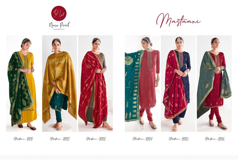 Mumtaz Arts Nainpreet Mastani Soft Silk Designer Party Wear Salwar Kameez