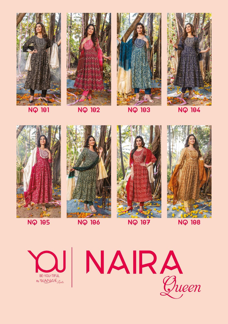 Wanna Naira Queen Rayon With Beautiful Work Stylish Designer Party Wear Fancy Attractive Look Fancy Kurti