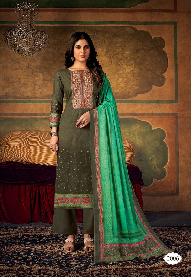 Yashika Trends Naishaa Secession Vol 2 Pure Cotton Stylish Designer Festive  Wear Salwar Suit
