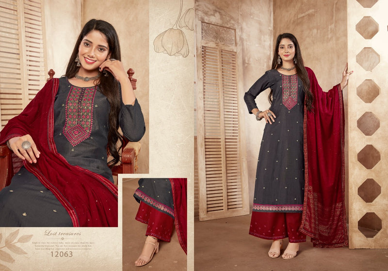Panch Ratna Nakhrali Parmpara Silk With Heavy Embroidery Work Stylish Designer Festive Wear Salwar Kameez