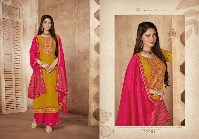 Panch Ratna Nakhrali Parmpara Silk With Heavy Embroidery Work Stylish Designer Festive Wear Salwar Kameez