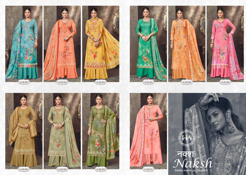 Alok Suits Naksh Cambric Cotton Digital Printed Party Wear Salwar Suits