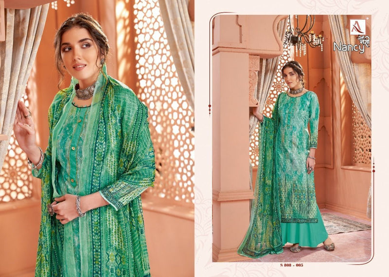 Alok Suits Nancy Jam Cotton Festive Wear Digital Printed Salwar Suits