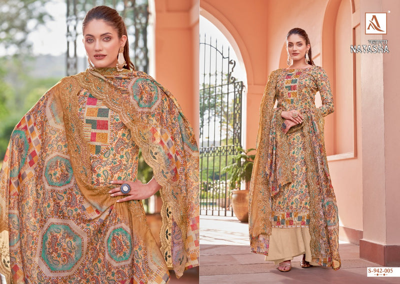Alok Suit Natasha Jam Cotton Stylish Designer Casual Wear Salwar Suit