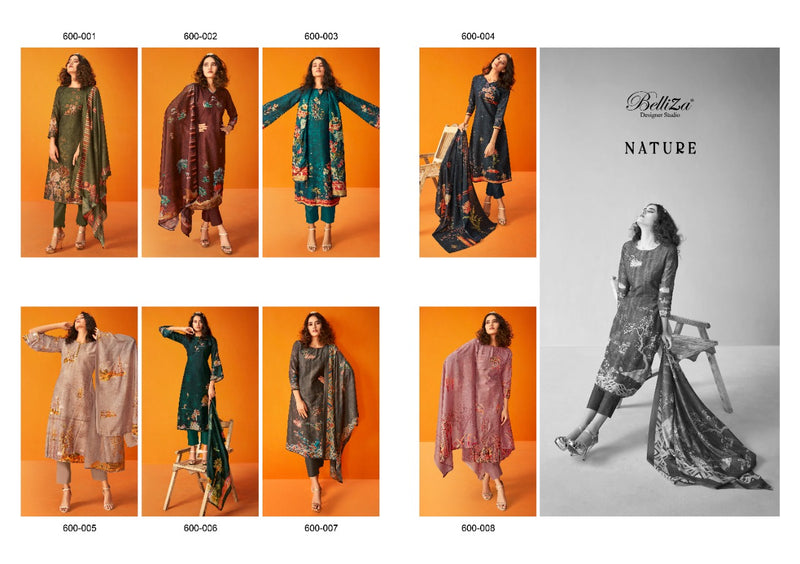 Belliza Designer Nature Muslin Stylish Designer CasuaL Wear Salwar Kameez