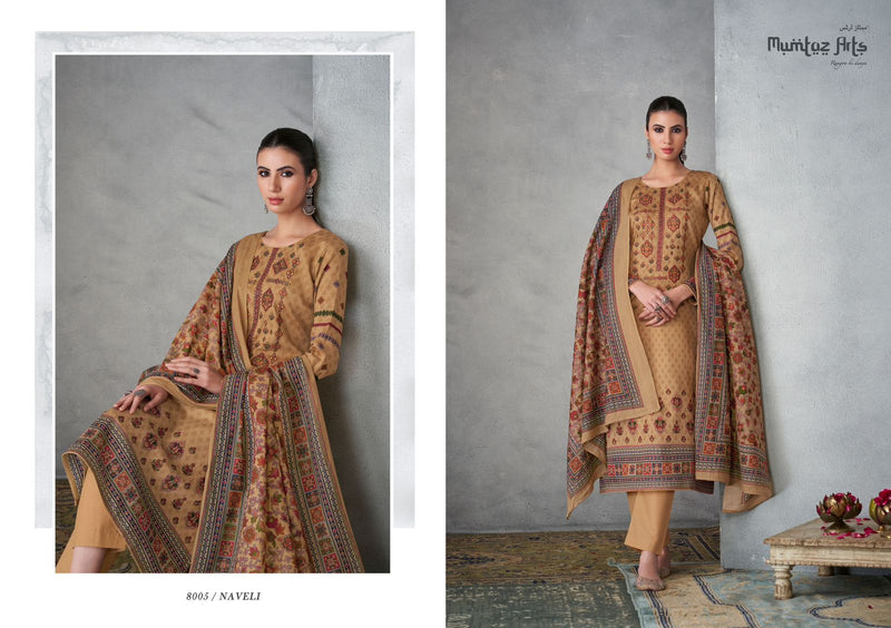 Mumtaz Arts Naveli Pure Viscose Jam Satin Heavy Embroidery Partywear Designer Salwar Kameez
