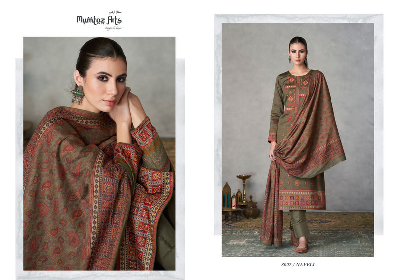 Mumtaz Arts Naveli Pure Viscose Jam Satin Heavy Embroidery Partywear Designer Salwar Kameez