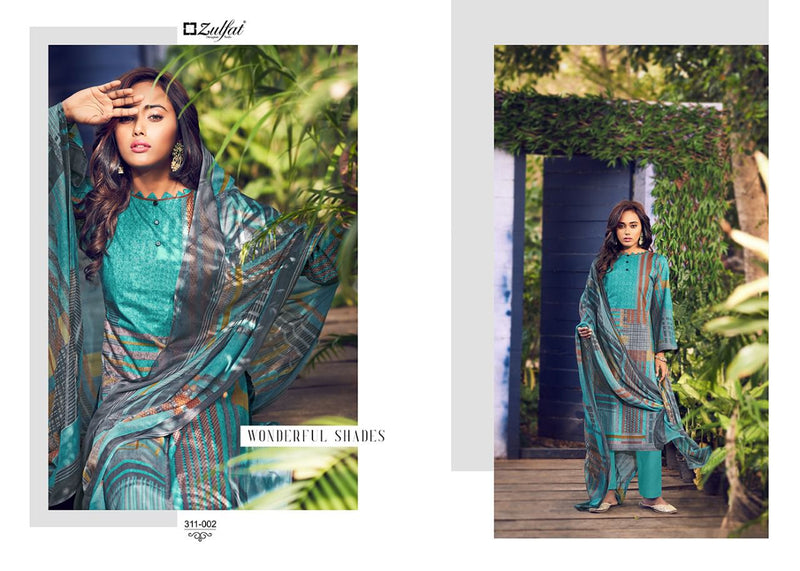 Zulfat Designer Studio Navika Cotton  With Digital Print Festive Wear Salwar Kameez