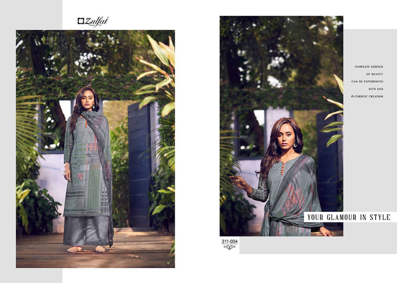 Zulfat Designer Studio Navika Cotton  With Digital Print Festive Wear Salwar Kameez