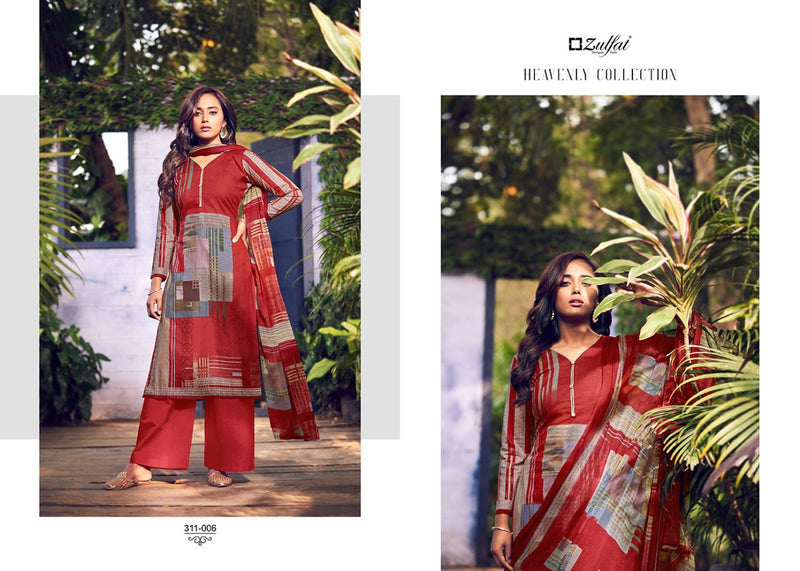 Zulfat Designer Studio Navika Cotton  With Digital Print Festive Wear Salwar Kameez
