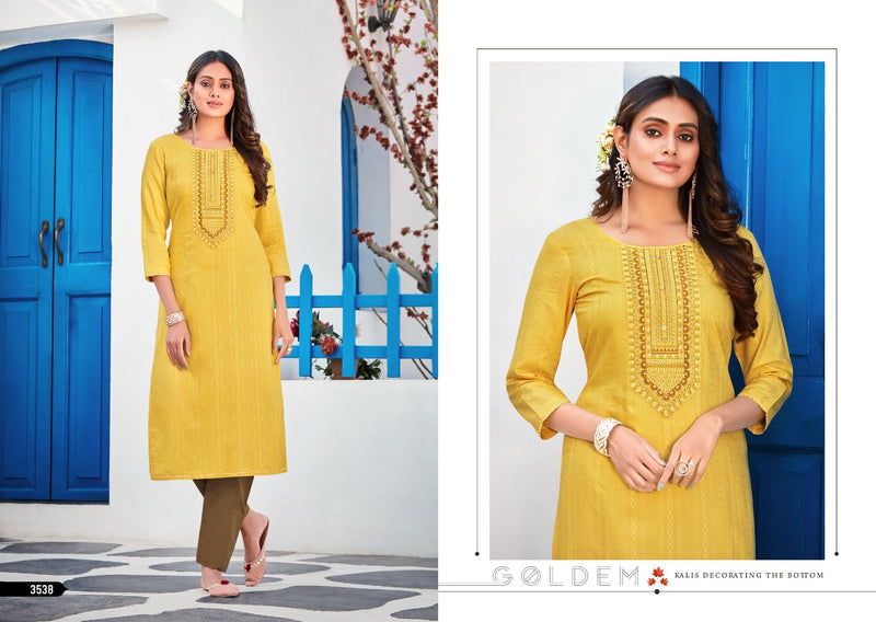 Rangoon Nazar Cotton Lining Fancy Casual Wear Kurtis