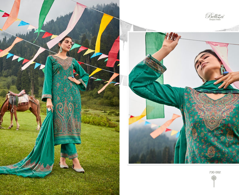 Belliza Nazma Pashmina With Fancy Embroidery Work Stylish Designer Casual Look Salwar Kameez