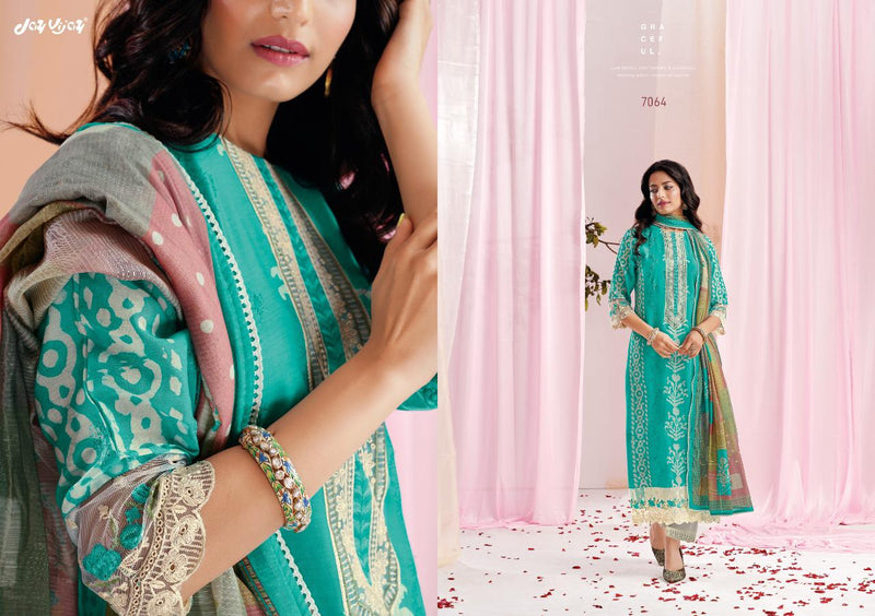 Jay Vijay Dno 7061 To 7070 Moga Silk With Embroidery Work Stylish Designer Party Wear Salwar Suit