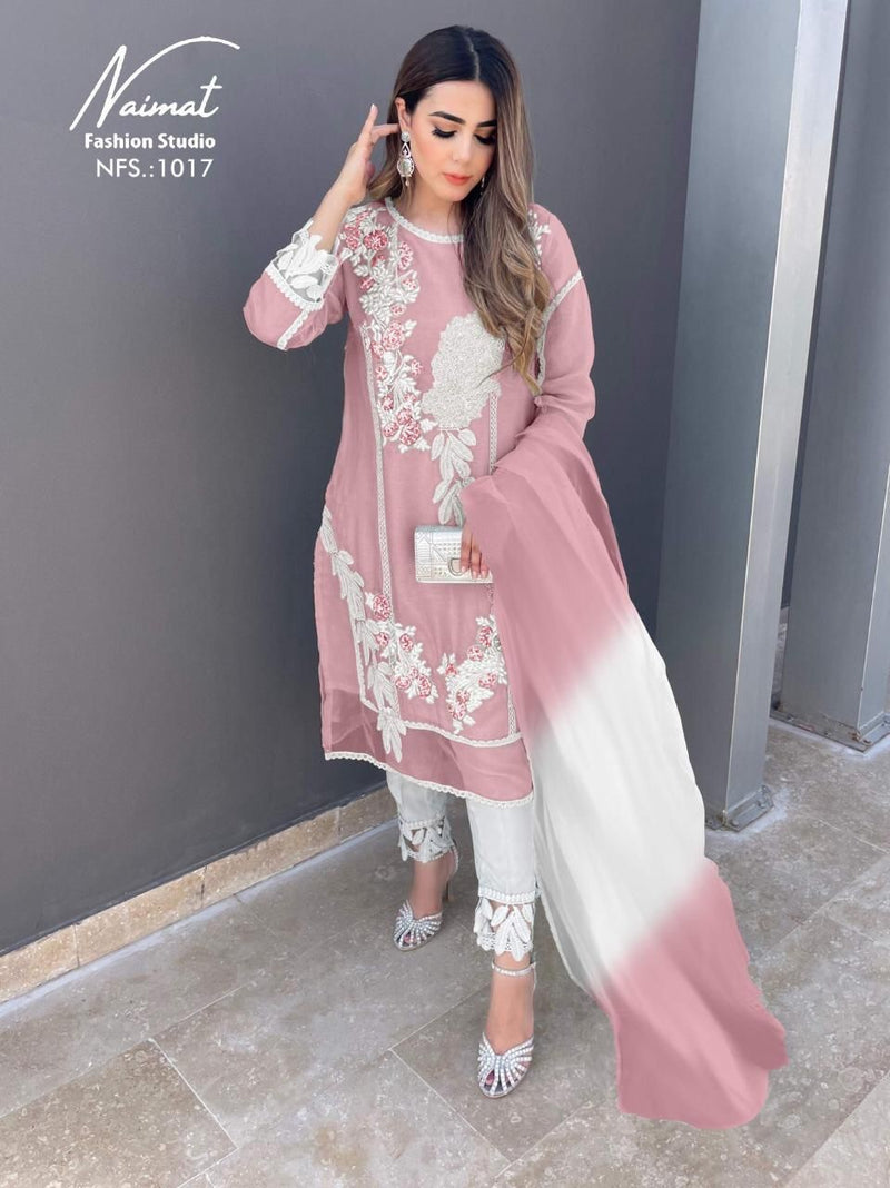 Naimat Fashion Studio NFS 1017 Georgette Designer Pakistani Style Party Wear Kurtis