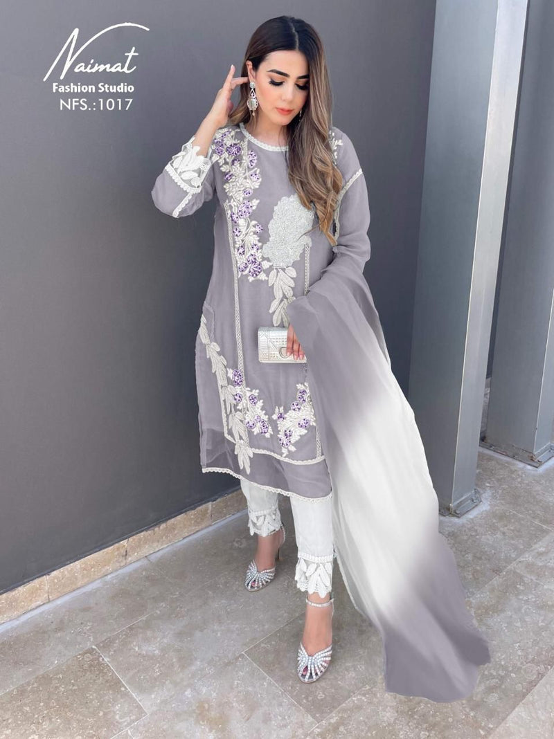 Naimat Fashion Studio NFS 1017 Georgette Designer Pakistani Style Party Wear Kurtis