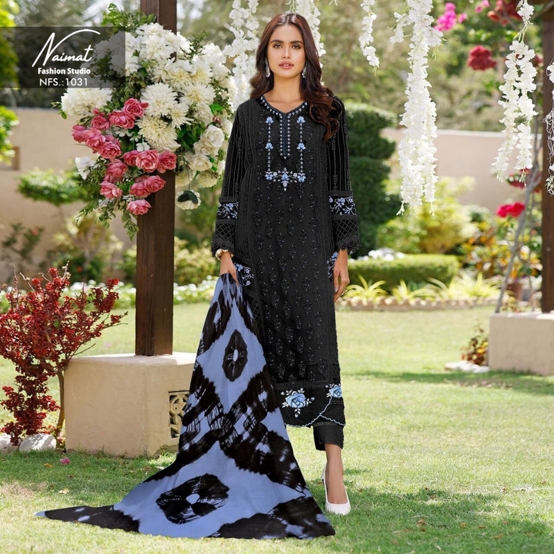 Naimat Fashion Studio NFS 1031 Georgette Designer Pakistani Style Party Wear Kurtis With Bottom & Dupatta