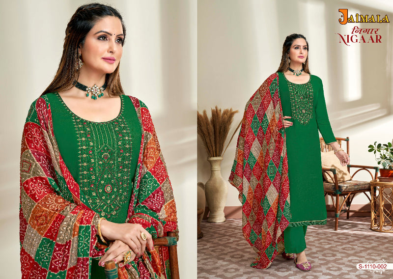 Alok Suit Nigaar Rayon With Heavy Embroidery Work Stylish Designer Casual Wear Salwar Kameez