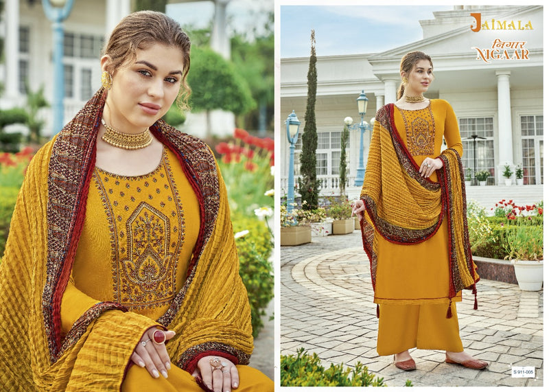 Alok Suits Jaimala Nigaar Rayon Embroidered Party Wear Salwar Suits