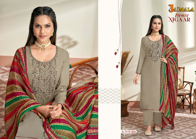 Alok Suit Nigaar Rayon With Heavy Embroidery Work Stylish Designer Casual Wear Salwar Kameez