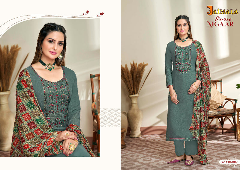 Alok Suit Nigaar Rayon With Heavy Embroidery Work Stylish Designer Casual Wear Salwar Kameez