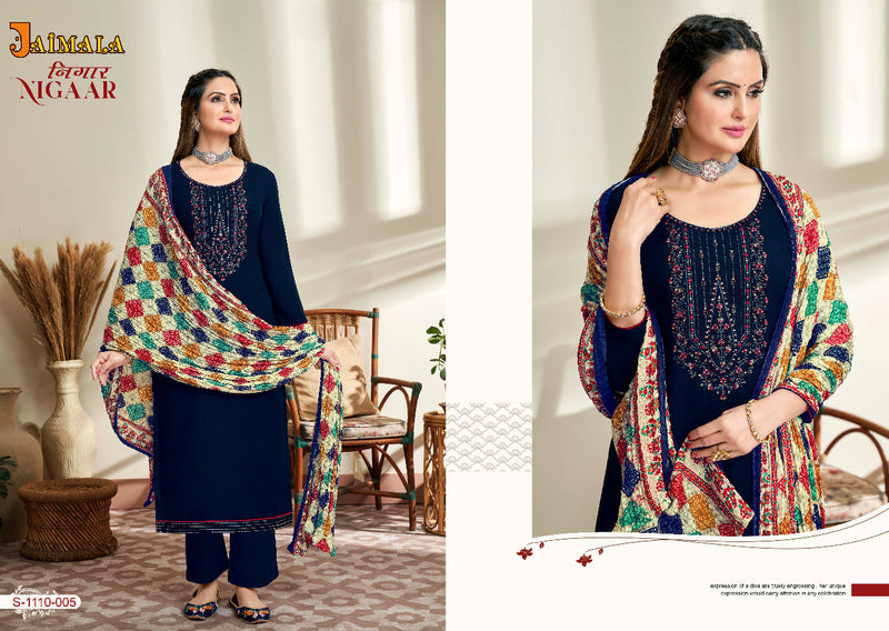 Alok Suit Nigaar Rayon With Heavy Embroidery Work Stylish Designer Casual Wear Salwar Kameez