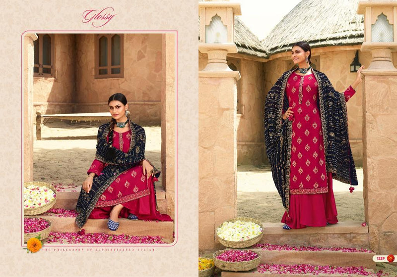 Glossy Nihaara Vol 2 Viscose Dola Jacquard Fancy Designer Party Wear Salwar Kameez