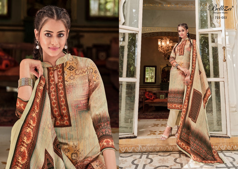 Belliza Nisarg Pashmina With Beautiful Fancy Work Stylish Designer Party Wear Salwar Kameez