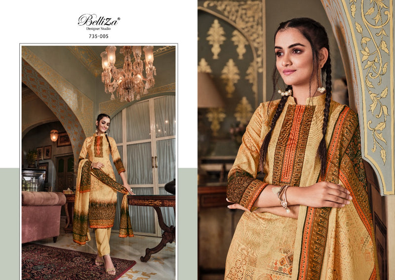 Belliza Nisarg Pashmina With Beautiful Fancy Work Stylish Designer Party Wear Salwar Kameez