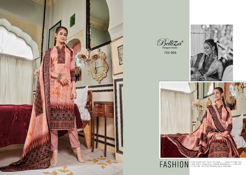 Belliza Nisarg Pashmina With Beautiful Fancy Work Stylish Designer Party Wear Salwar Kameez
