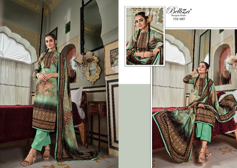 Belliza Nisarg Pashmina With Beautiful Fancy Work Stylish Designer Party Wear Salwar Kameez