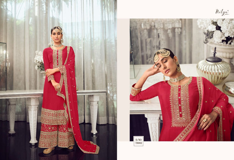 Lt Nitya Vol 178 Fancy Designer Embroidered Wedding Wear Salwar Kameez