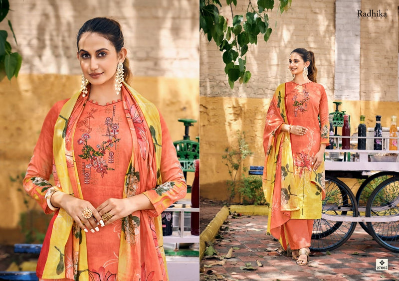 Radhika Fashion Noor Jam Cotton With Heavy Embroidery Work Stylish Designer Casual Look Salwar Kameez