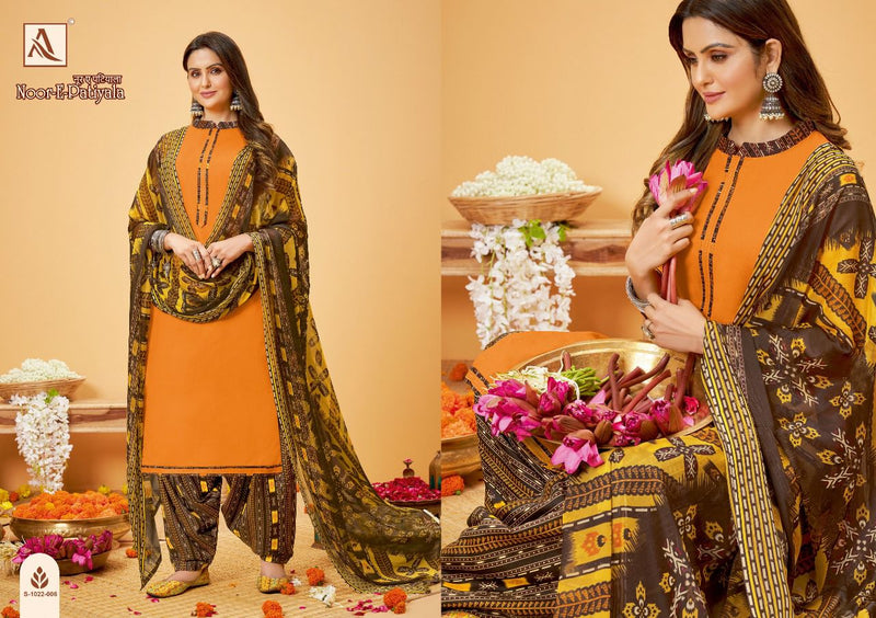 Alok Suit Dno Noor 01 To 08 Jam Solid With Heavy Embroidery Stylish Designer Printed Salwar Suit