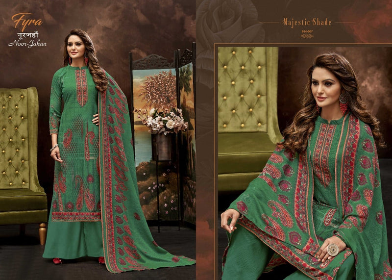 Alok Suit Noor Jahan Digital Print With Swarovaki Diamond Work Salwar Kameez