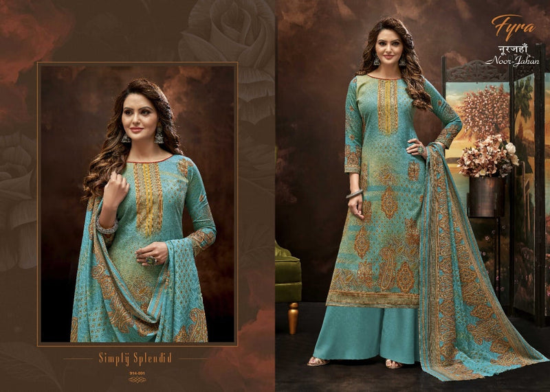 Alok Suit Noor Jahan Digital Print With Swarovaki Diamond Work Salwar Kameez