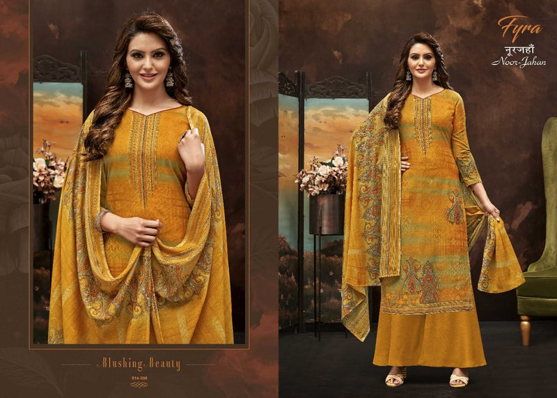 Alok Suit Noor Jahan Digital Print With Swarovaki Diamond Work Salwar Kameez