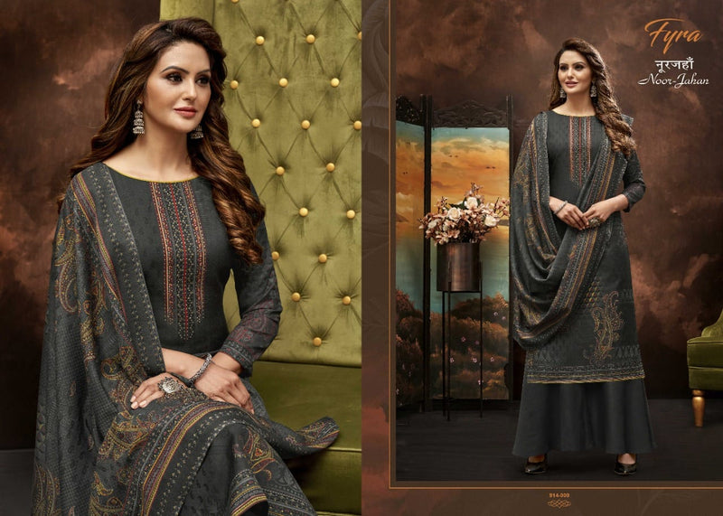 Alok Suit Noor Jahan Digital Print With Swarovaki Diamond Work Salwar Kameez