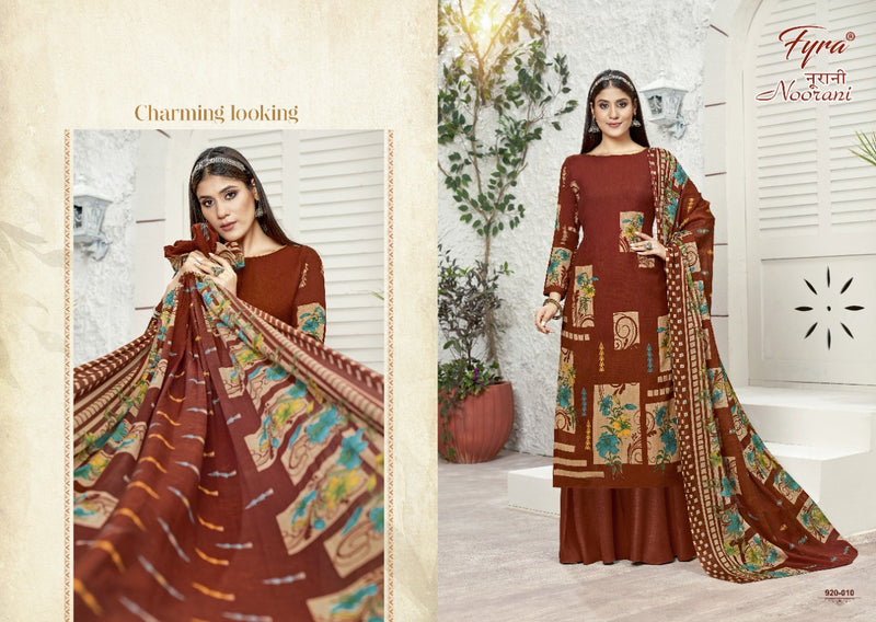 Fyra Designing Hub Noorani Soft Cotton Digital Printed Fancy Festive Wear Salwar Suits