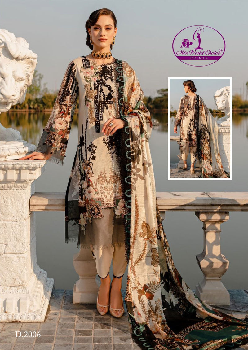 Miss World Choice Nooraniyat Vol 2 Cotton Printed Designer Salwar Kameez