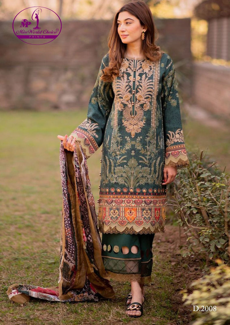 Miss World Choice Nooraniyat Vol 2 Cotton Printed Designer Salwar Kameez