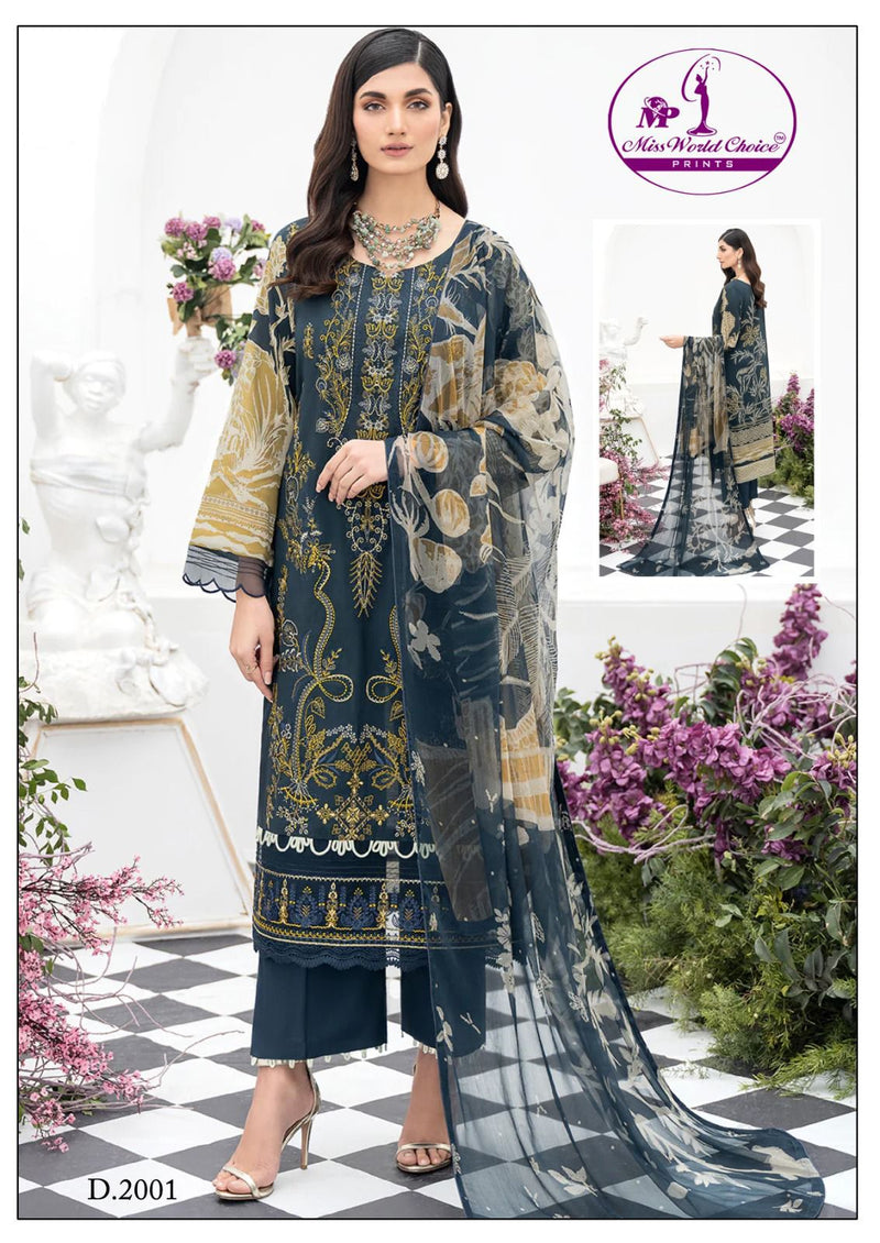 Miss World Choice Nooraniyat Vol 2 Cotton Printed Designer Salwar Kameez