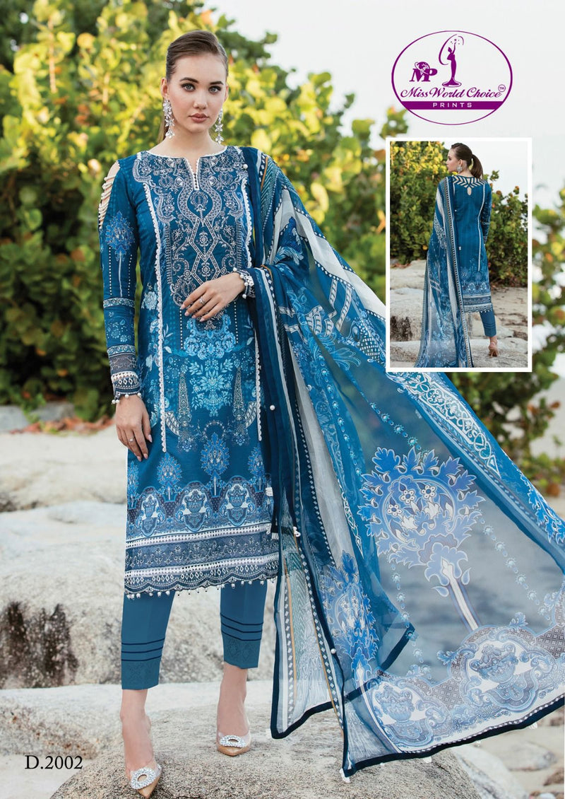 Miss World Choice Nooraniyat Vol 2 Cotton Printed Designer Salwar Kameez